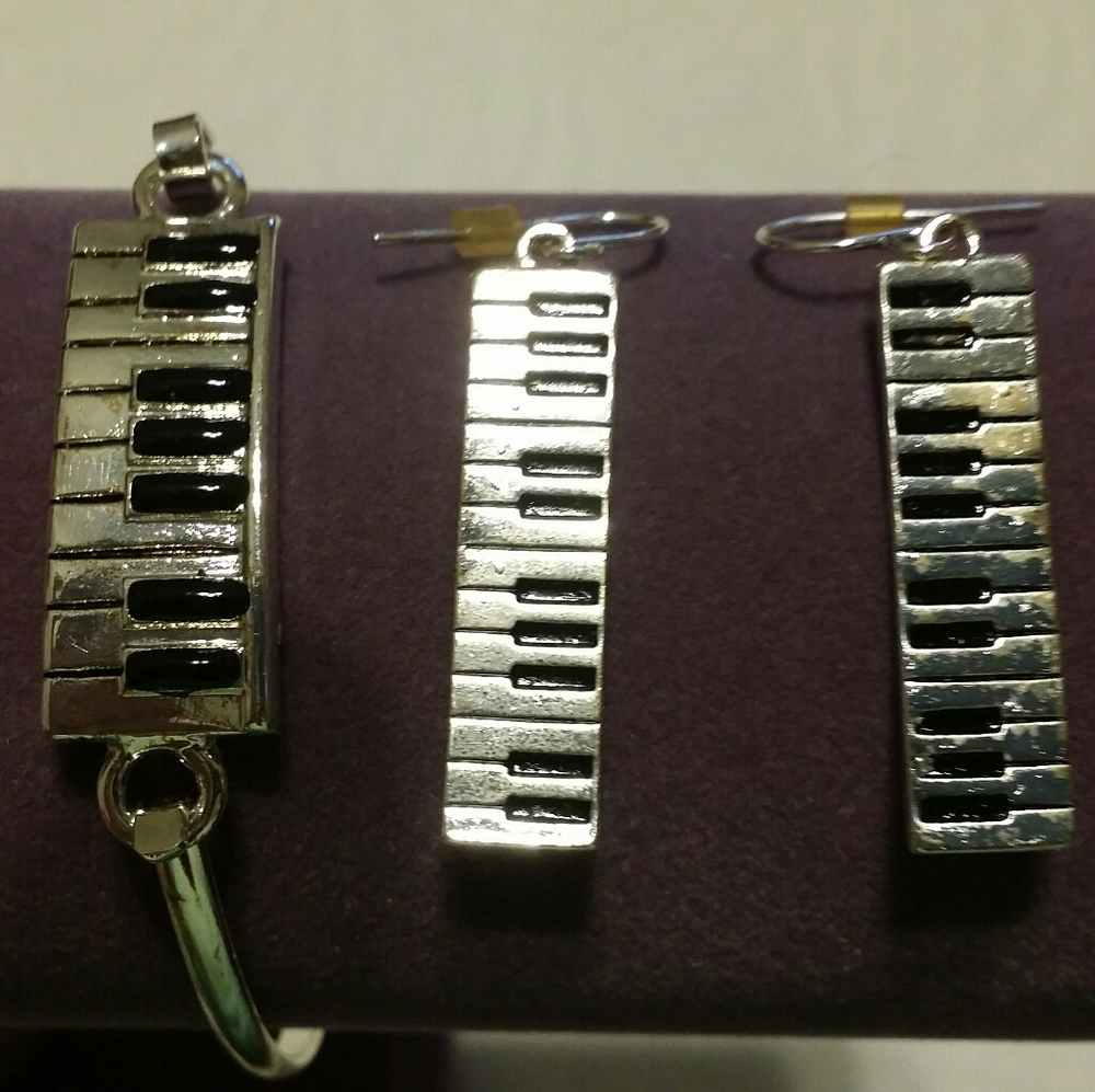 Piano Bracelet & Earrings